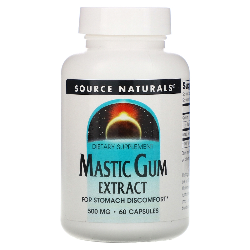 Source Naturals, Экстракт мастиковой смолы, 60 капсул