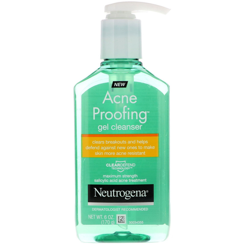 Neutrogena, Acne Proofing, Gel Cleanser, 6 oz (170 g)