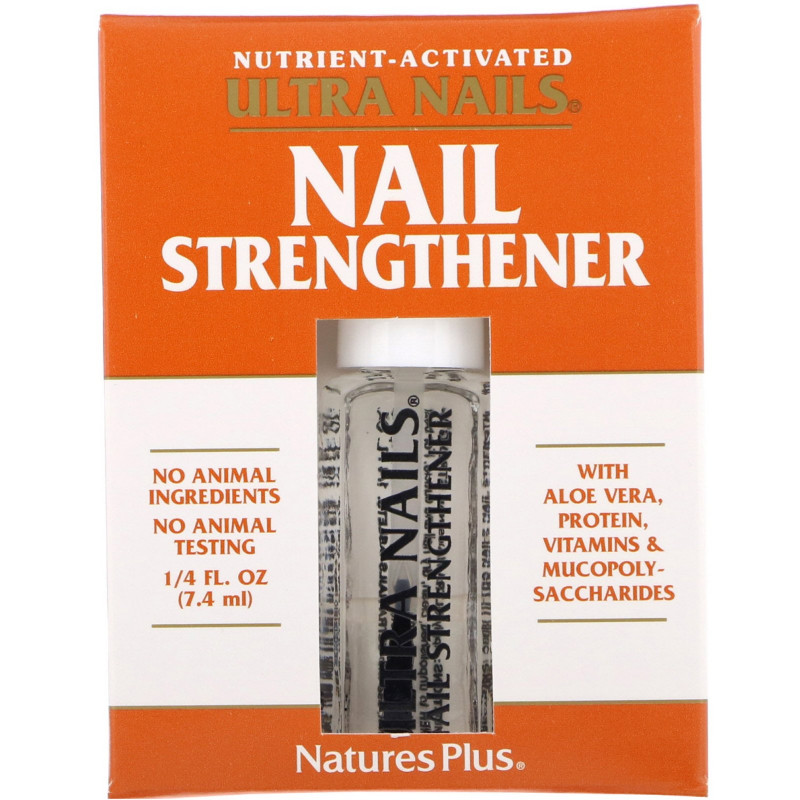 Nature's Plus, Ultra Nails, средство для укрепления ногтей, 1/4 жидкой унции (7,4 мл)