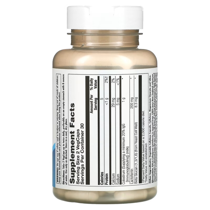 KAL, Colostrum Lactoferrin, 60 VegCaps