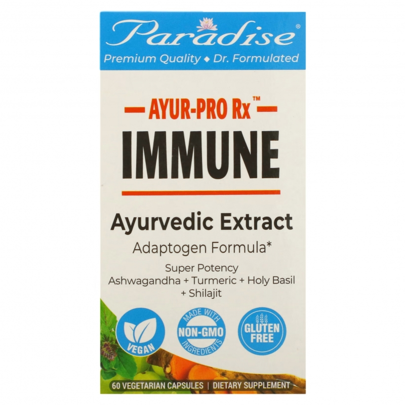 Paradise Herbs, AYUR-Pro Rx, Immune, 60 Vegetarian Capsules