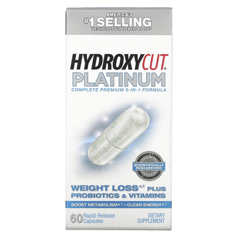 Hydroxycut, Hydroxycut Platinum, 60 Rapid-Release Capsules