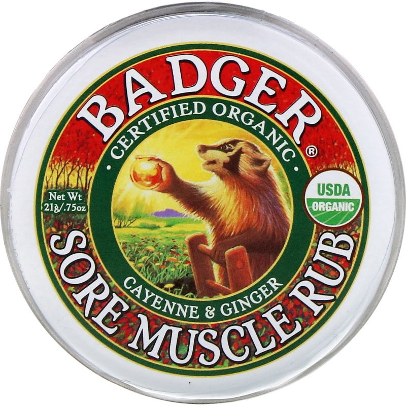 Badger Company Sore Muscle Rub Cayenne & Ginger .75 oz (21 g)