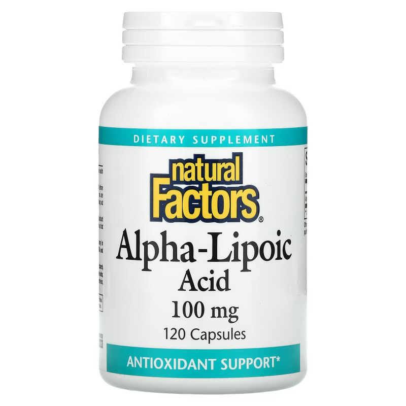 Natural Factors, Alpha-Lipoic Acid, 100 mg, 120 Capsules