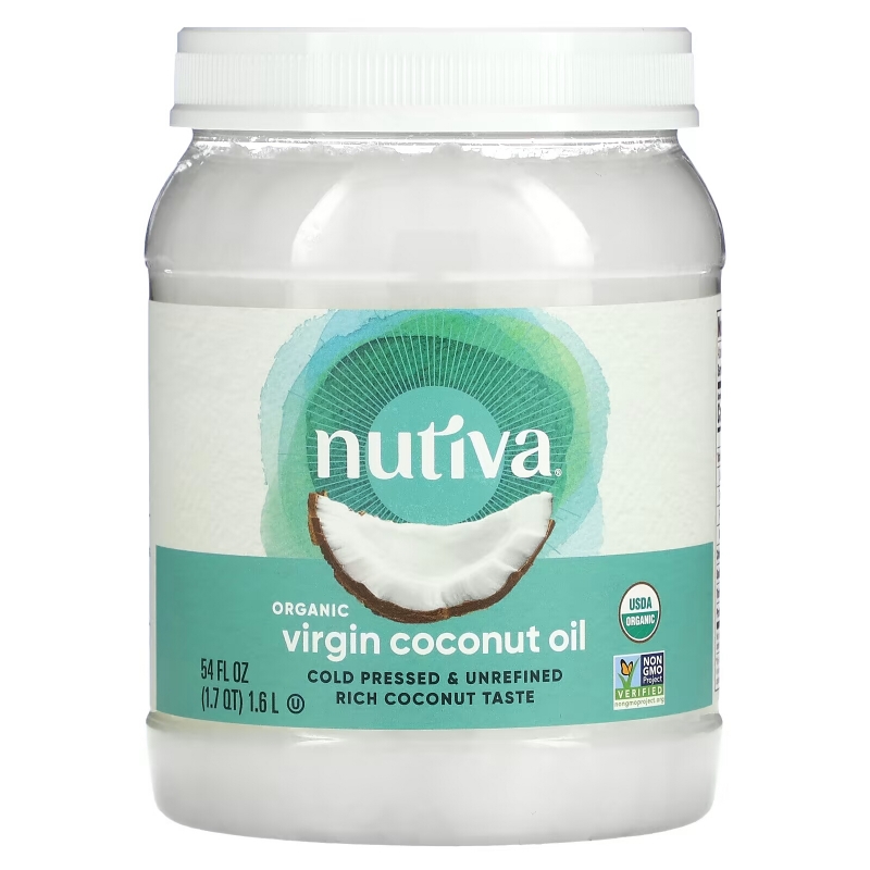 Nutiva, Organic Virgin Coconut Oil, 54 fl oz (1.6 l)