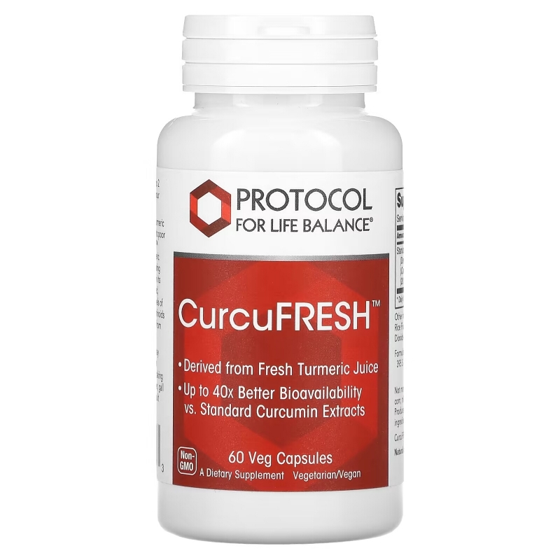 Protocol for Life Balance, CurcuFRESH, 60 Veg Capsules