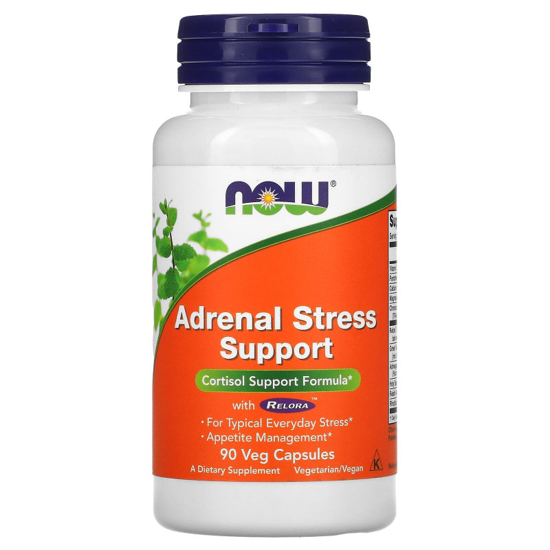 Now Foods, Super Cortisol Support, 90 растительных капсул