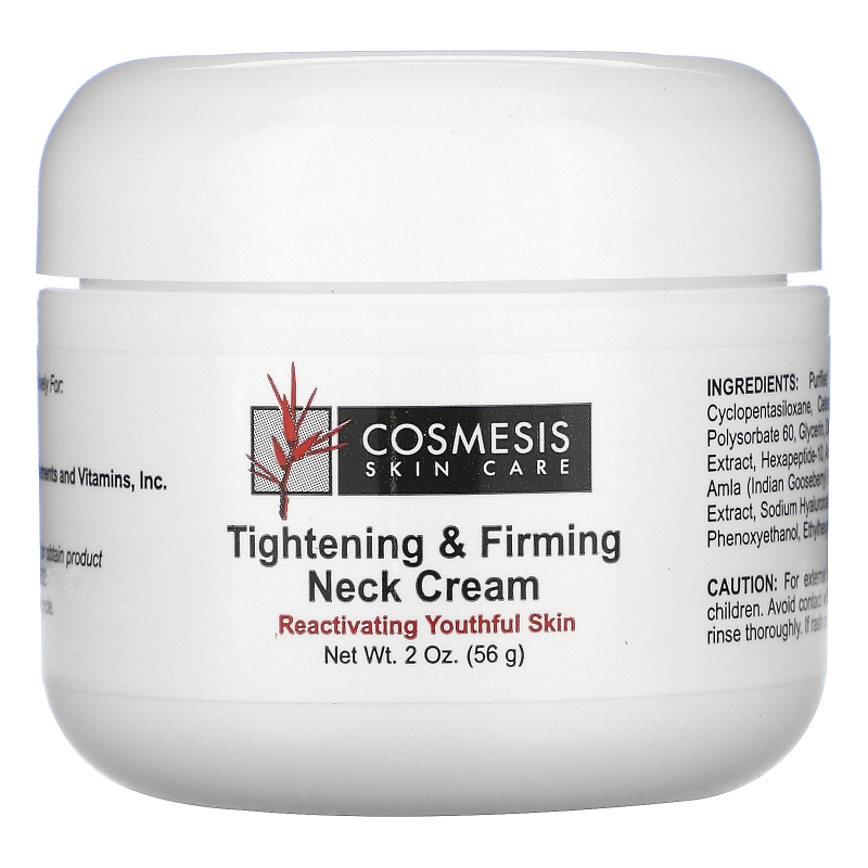 Life Extension Cosmesis Skin Care Tightening & Firming Neck Cream 2 oz