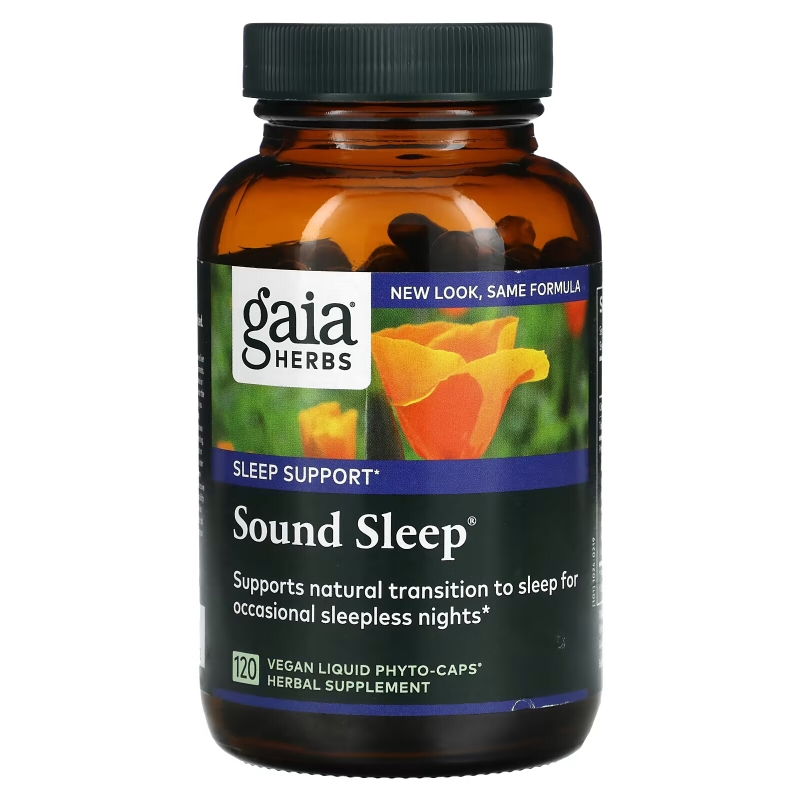 Gaia Herbs, Sound Sleep, 120 Vegan Liquid Phyto-Caps