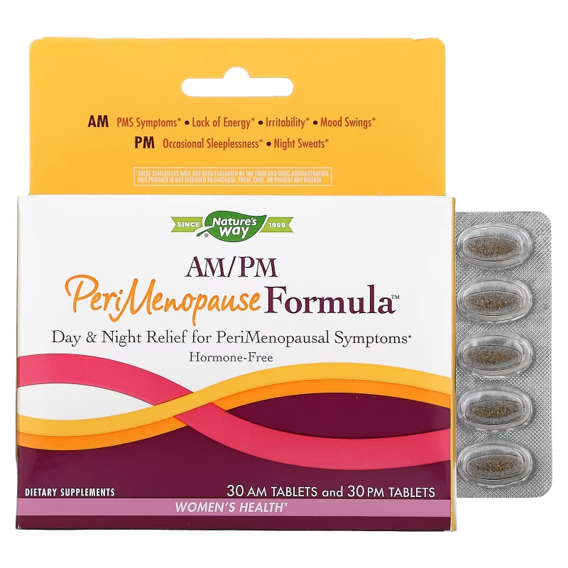 Enzymatic Therapy PeriMenopause Formula AM/PM 60 Tablets