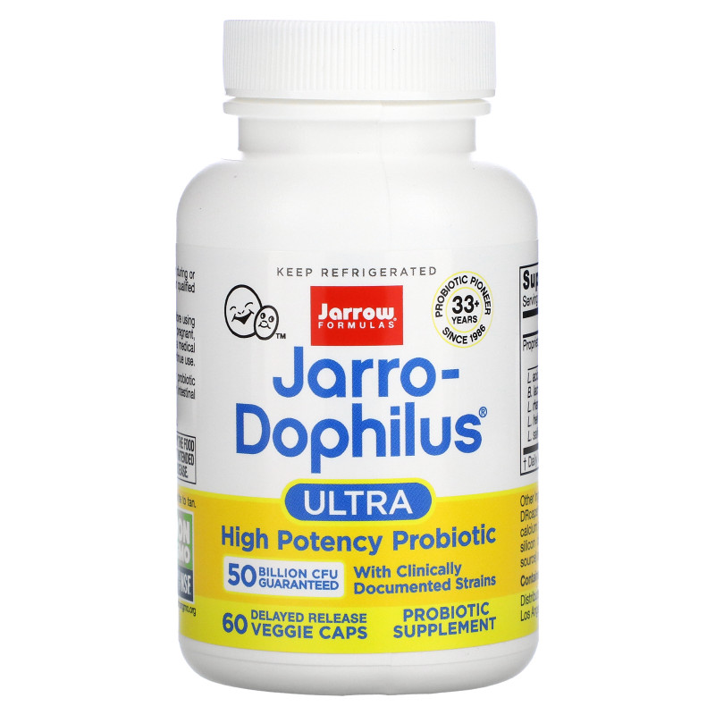 Jarrow Formulas Ultra Jarro-Dophilus 60 Capsules (Ice)