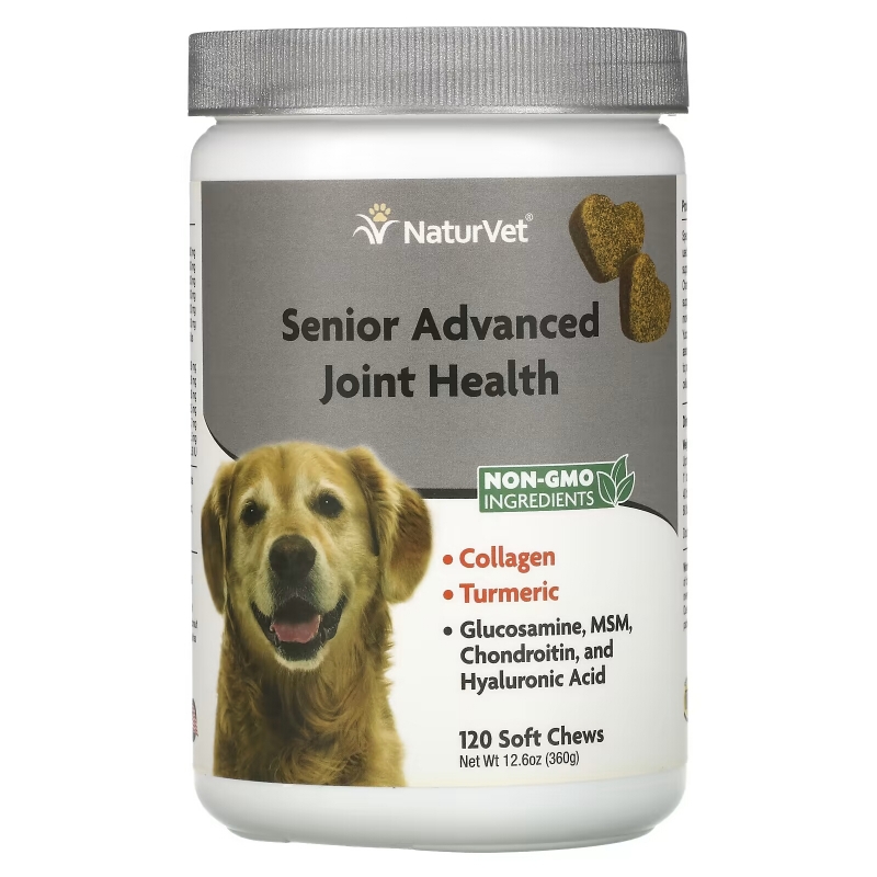 NaturVet, Senior Advanced Joint Health, 120 Soft Chews, 12.6 oz (360 g)