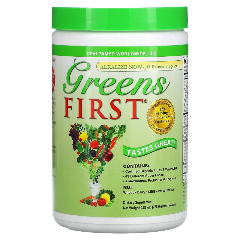 Greens First, Антиокислительный коктейль Superfood, оригинальный, 9,95 унц. (282 г)