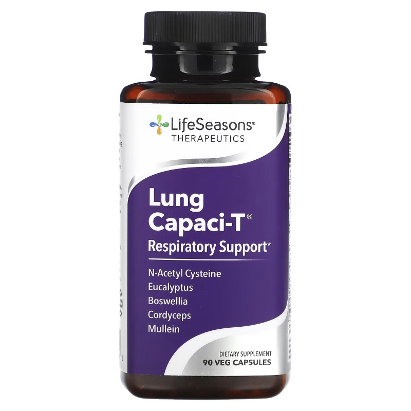 LifeSeasons, Lung Capaci-T, 90 Vegetarian Capsules